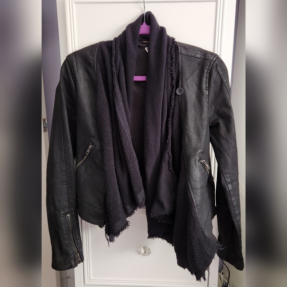 Free People Black Jacket Size 4 - Picture 2 of 6